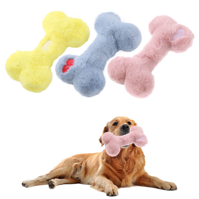 Gioco per cani in peluche squittente Funny Bone