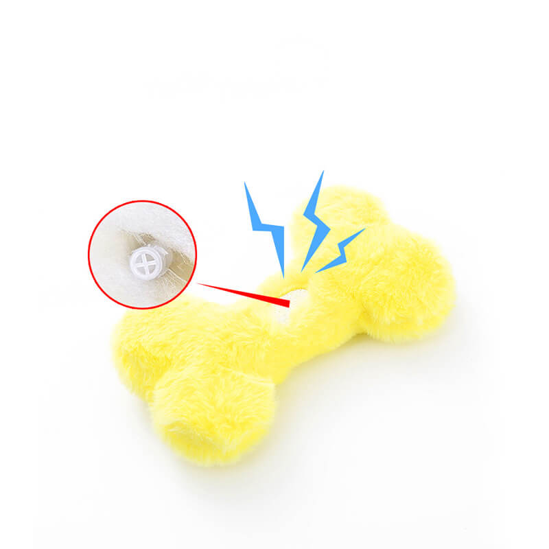 Gioco per cani in peluche squittente Funny Bone