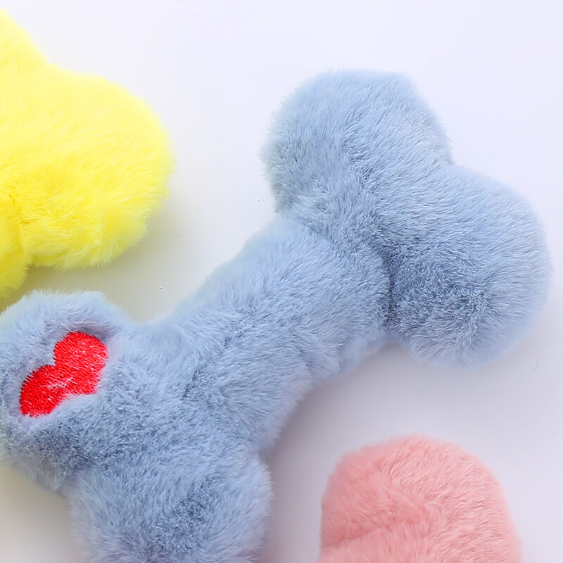 Gioco per cani in peluche squittente Funny Bone