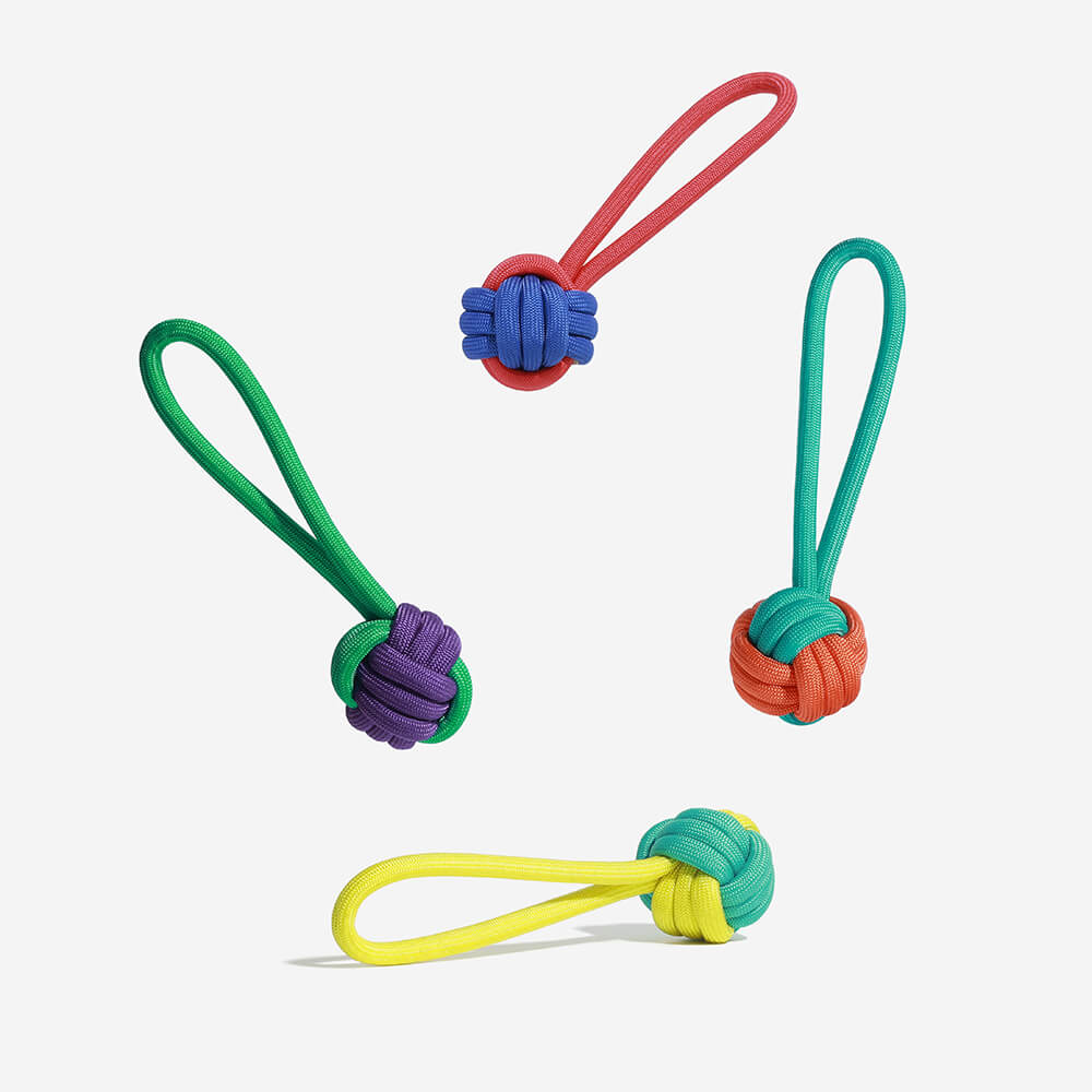 Gioco per cani Knots Rope Tug - Clash di Colori