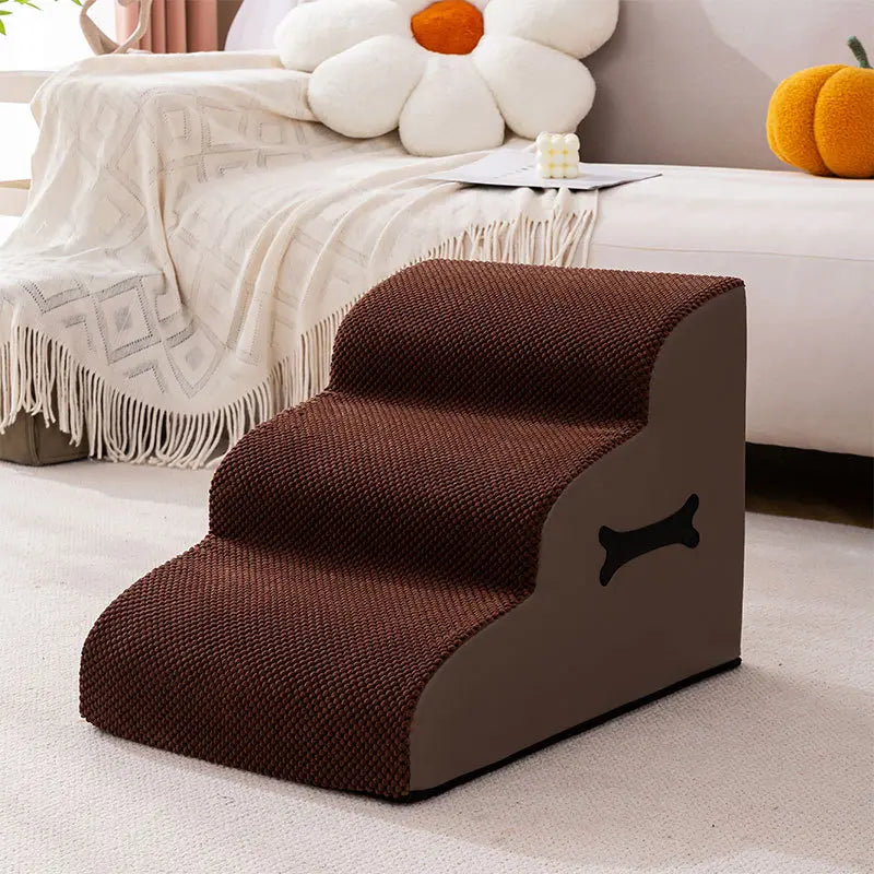 Scale per cani regolabili, antiscivolo, lavabili e morbide con rampe gentle.