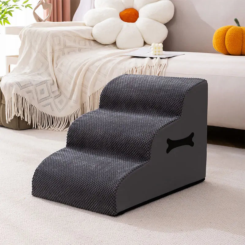 Scale per cani regolabili, antiscivolo, lavabili e morbide con rampe gentle.