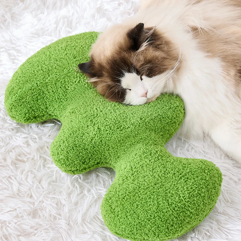 Cuscino per animali domestici a forma di osso giocoso e schiumoso