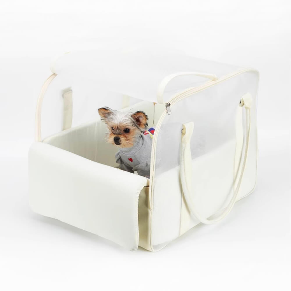 Sedile letto per cani da viaggio sicuro, multifunzionale e spazioso, traspirante, per cani di piccola taglia.