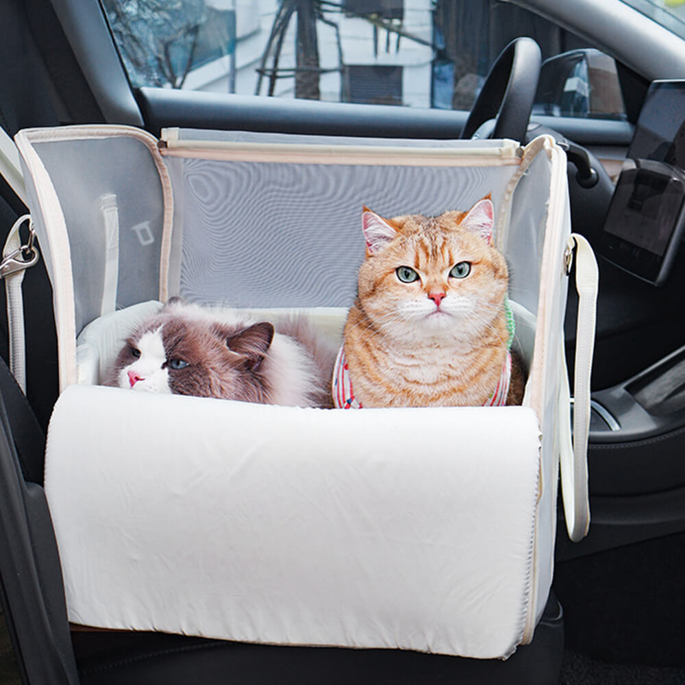 Sedile letto per cani da viaggio sicuro, multifunzionale e spazioso, traspirante, per cani di piccola taglia.