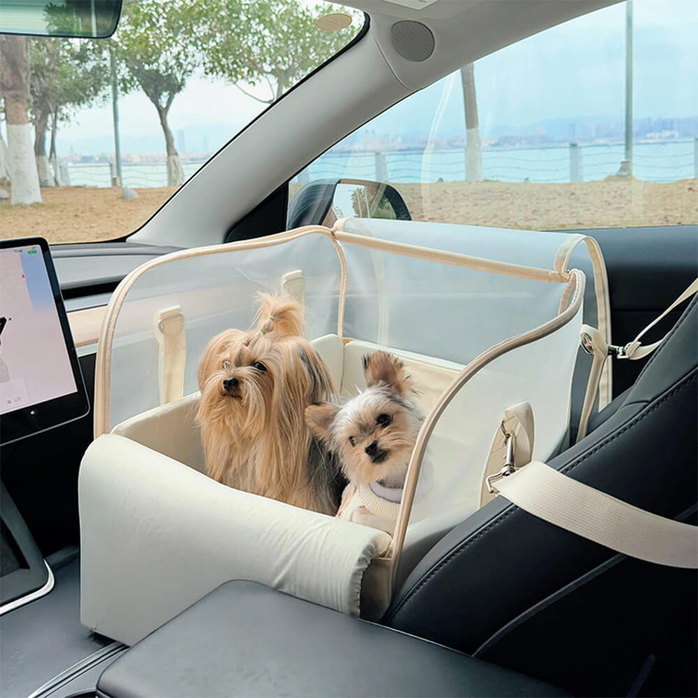 Sedile letto per cani da viaggio sicuro, multifunzionale e spazioso, traspirante, per cani di piccola taglia.