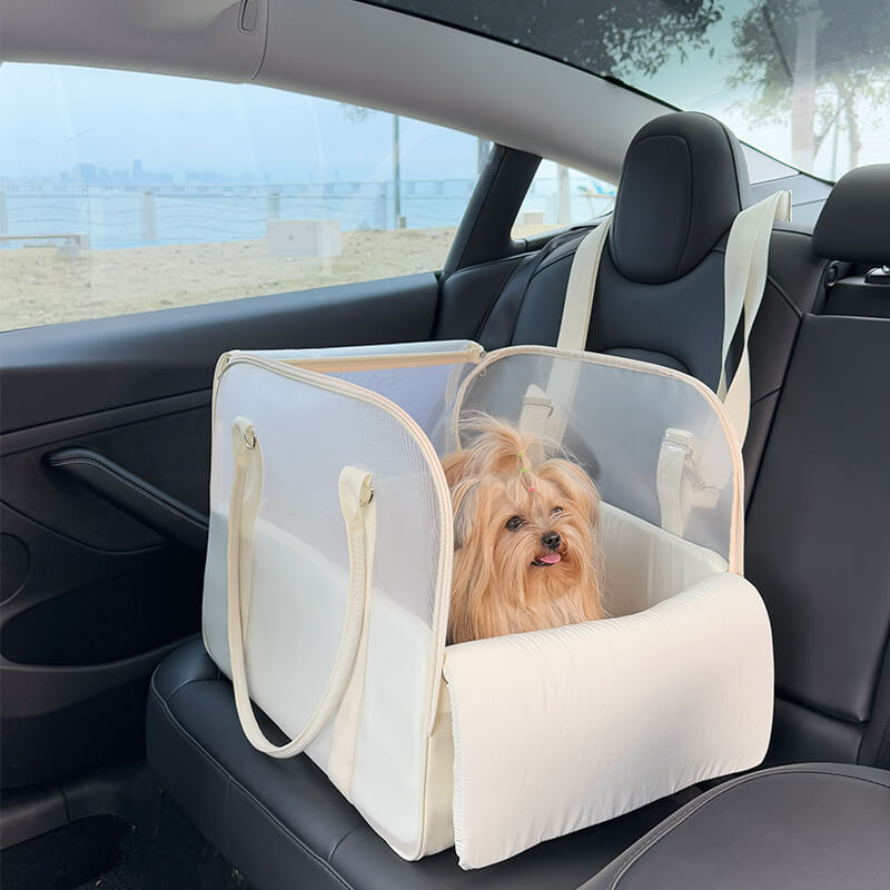 Sedile letto per cani da viaggio sicuro, multifunzionale e spazioso, traspirante, per cani di piccola taglia.