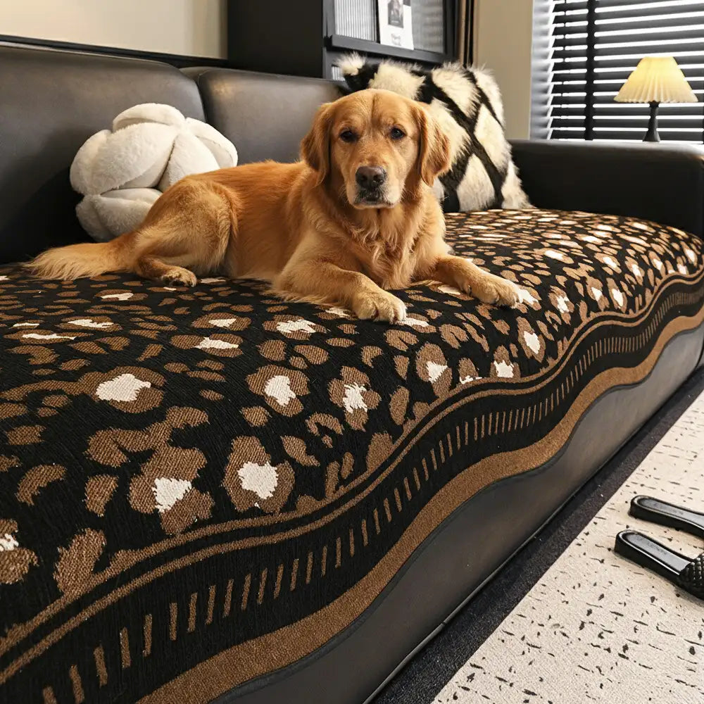 Cuscino per divano in chenille antiscivolo a forma irregolare per tutte le stagioni