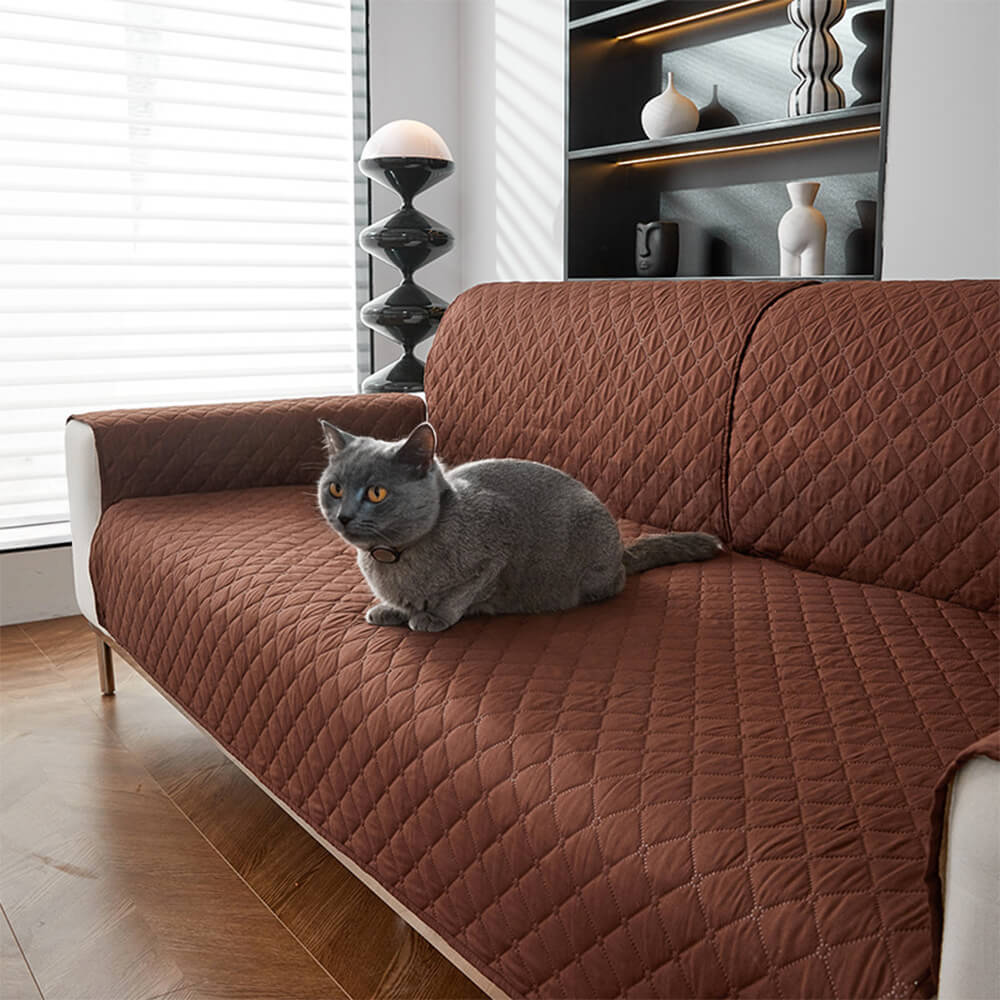 Copertura per divano classica, durevole, impermeabile e antiscivolo per animali domestici
