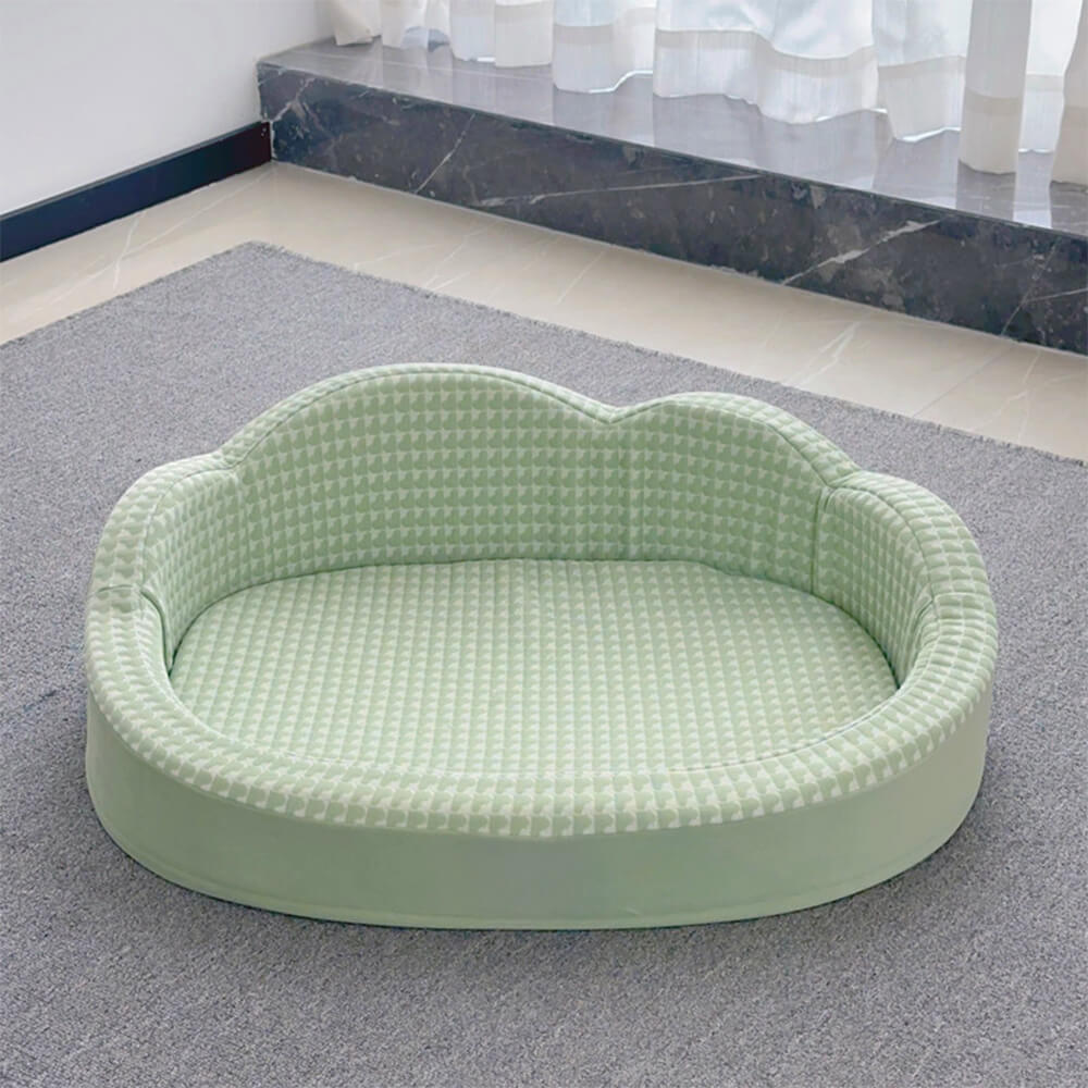 Cloud-Shaped Cooling Reversible Washable Non-Slip Dog & Cat Bed