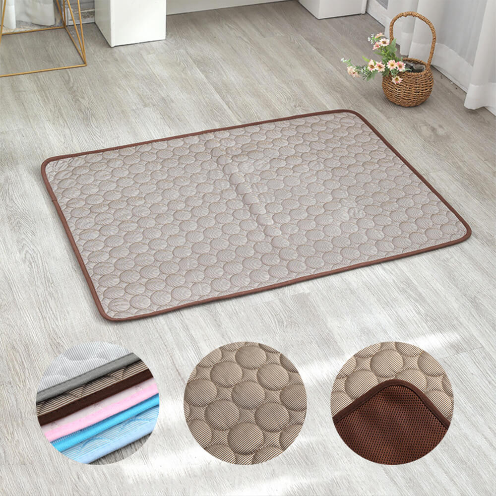 Cooling Ice Silk Soft Non-Slip Large Area Dog & Cat Mat