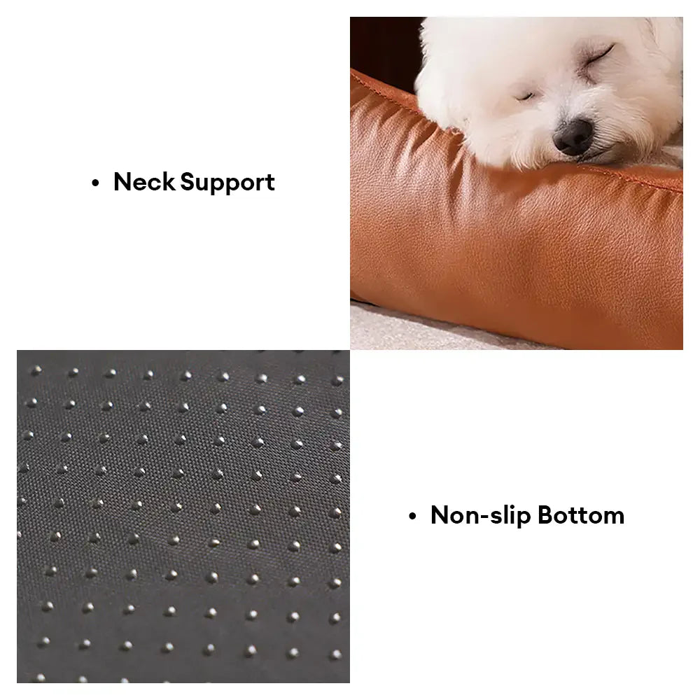 Letto per cani portatile semi-chiuso con tetto, caldo e resistente