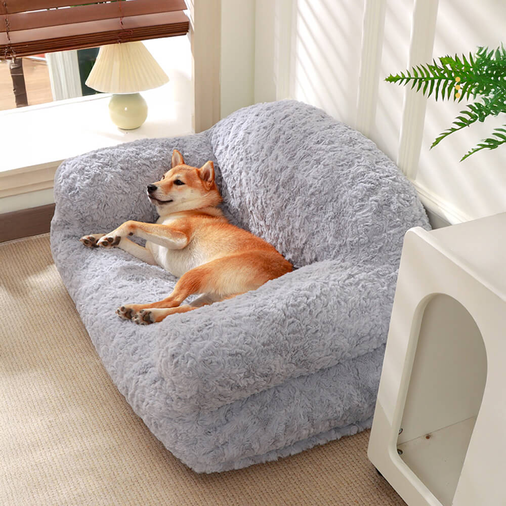 Letto per cani e gatti accogliente, con supporto completo, caldo, rimovibile e lavabile.