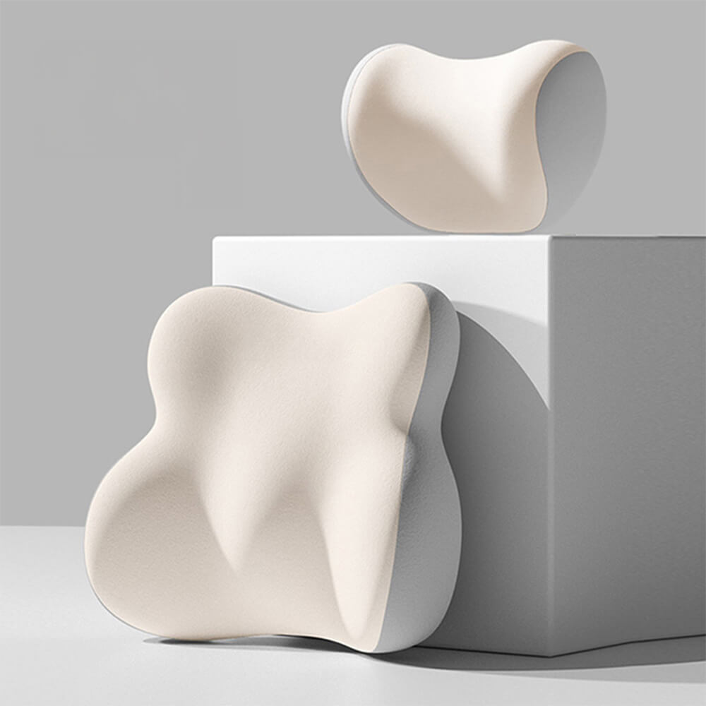 Cuscino lombare in memory foam a forma di farfalla ergonomico per auto