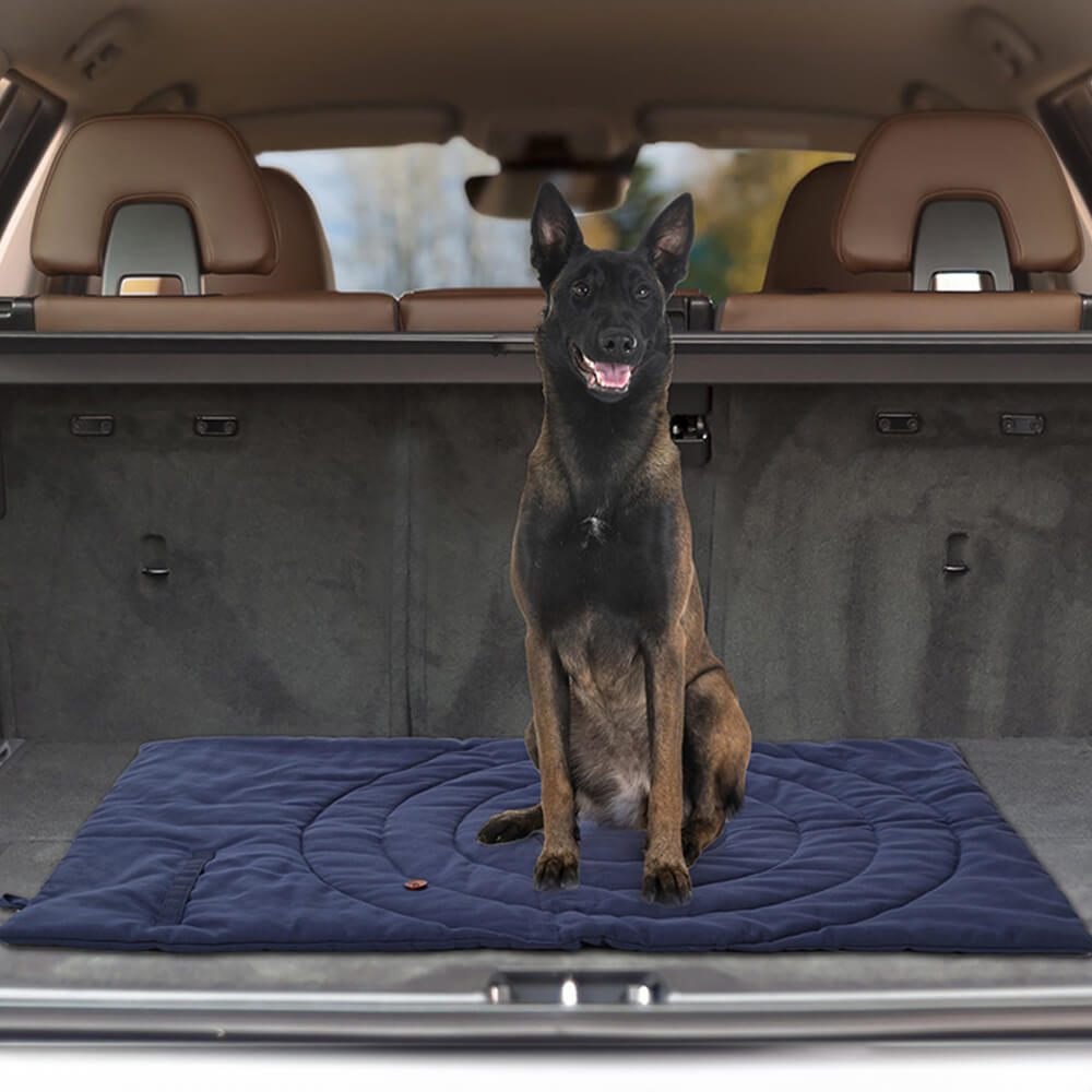 Copertura per seggiolino auto pieghevole, impermeabile e portatile per cani, Materassino da campeggio per cani.