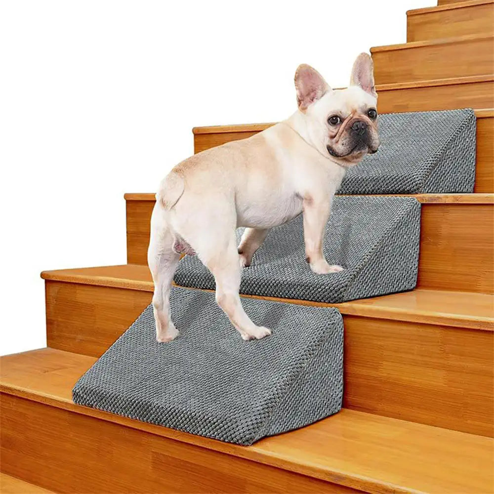 Rampe per cani in schiuma modulare con scalini per scale con velcro