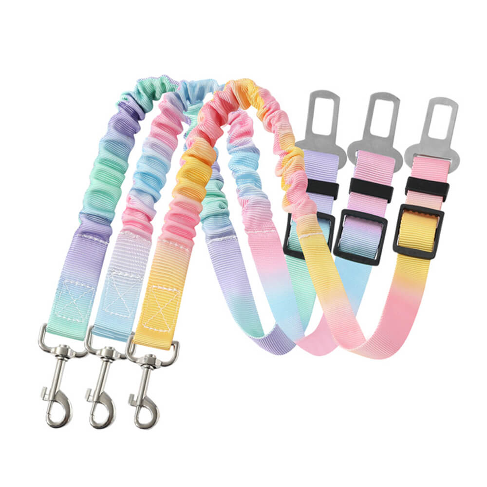 Cintura di Sicurezza per Animali Domestici con Assorbimento degli Urti Elastico a Gradiente