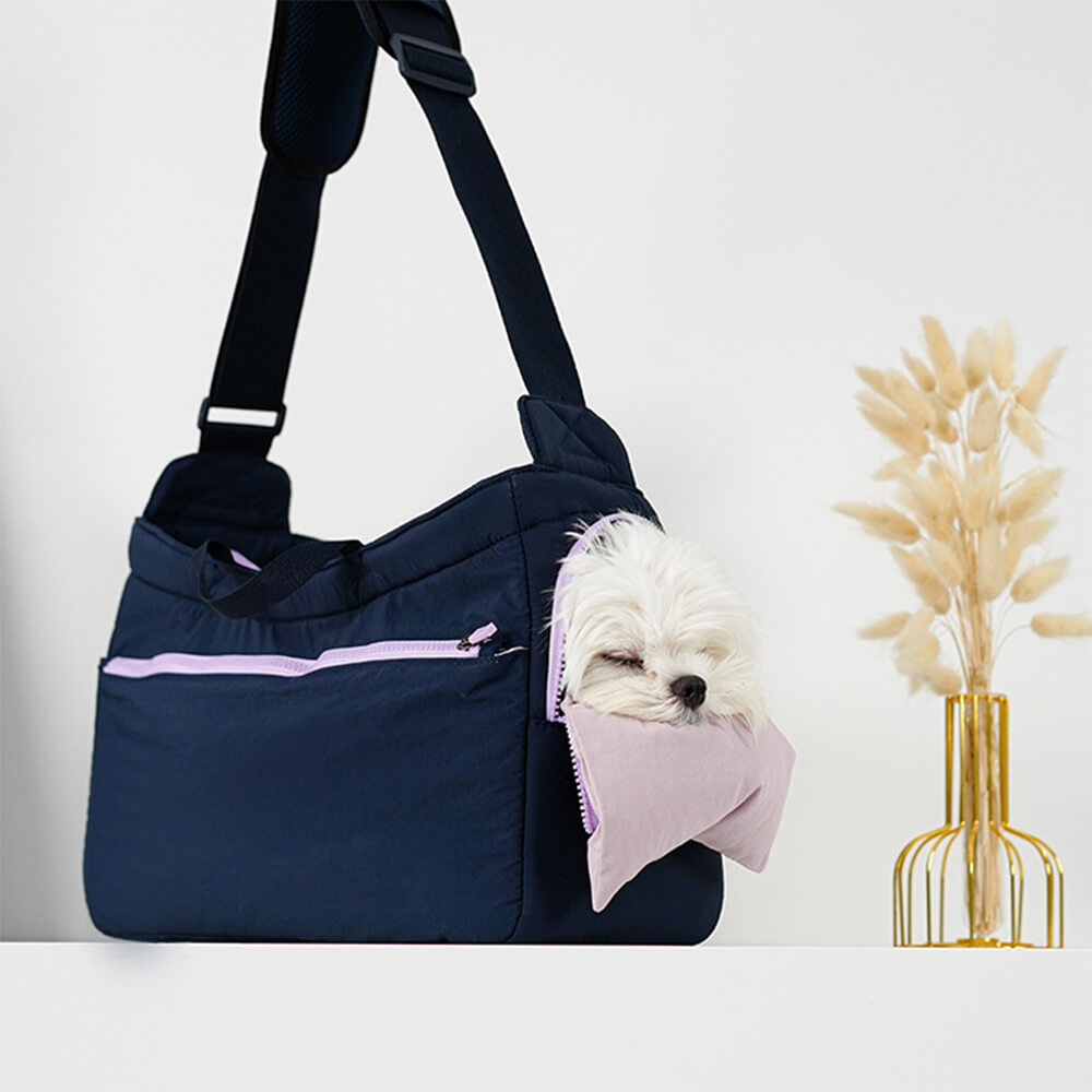 Borsa da viaggio morbida e portatile per cani e gatti di grandi dimensioni