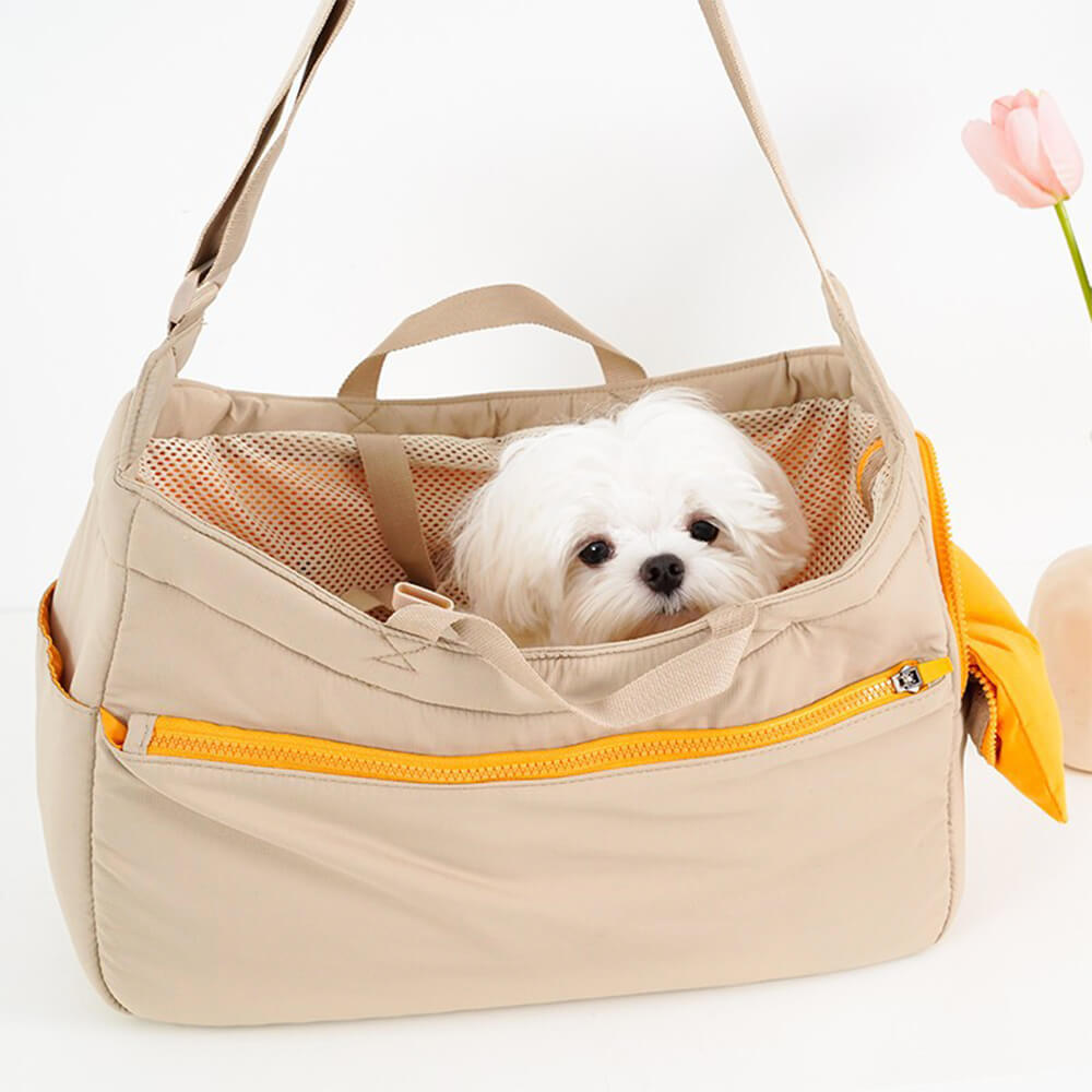 Borsa da viaggio morbida e portatile per cani e gatti di grandi dimensioni