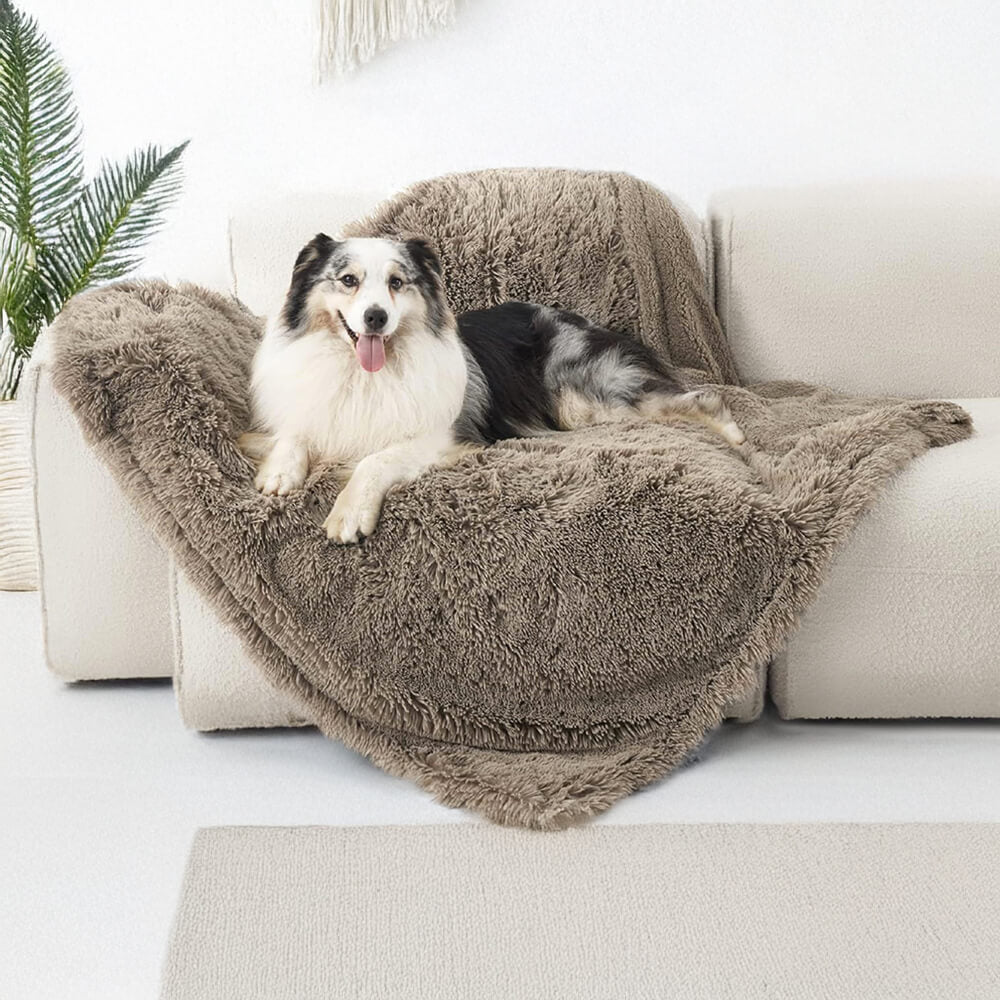 Coperta per cani domestici di lusso, impermeabile, in pile, calda e multiuso.