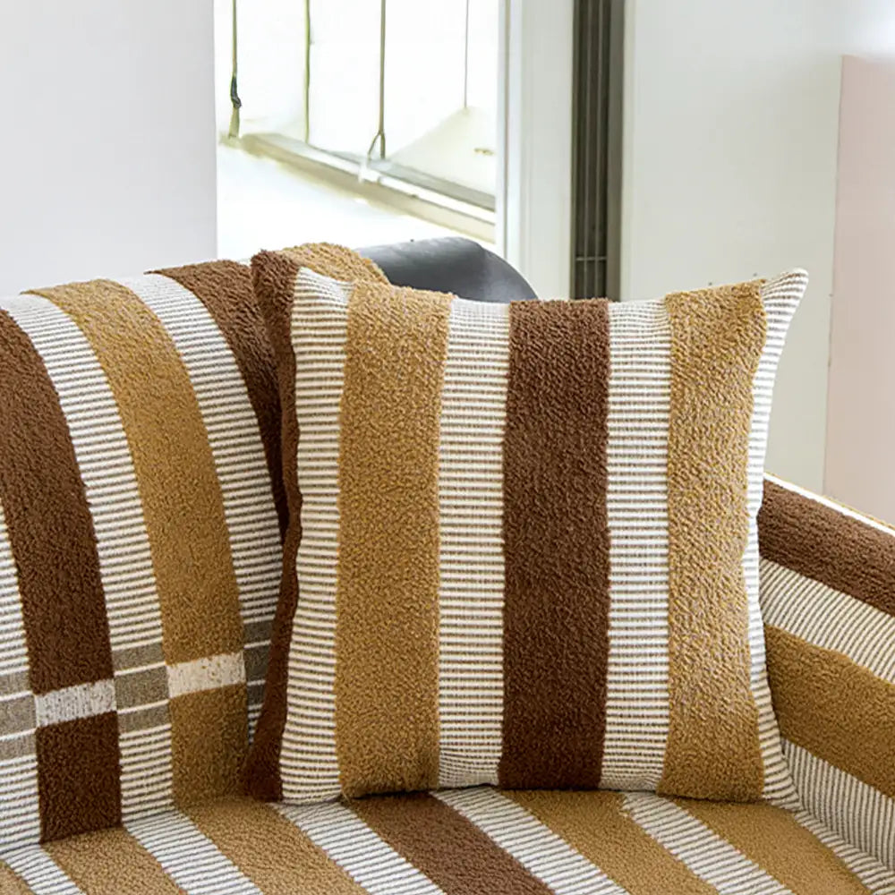 Copertura per divano non scivolosa in chenille resistente ai graffi per mobili in stile moderno di metà secolo