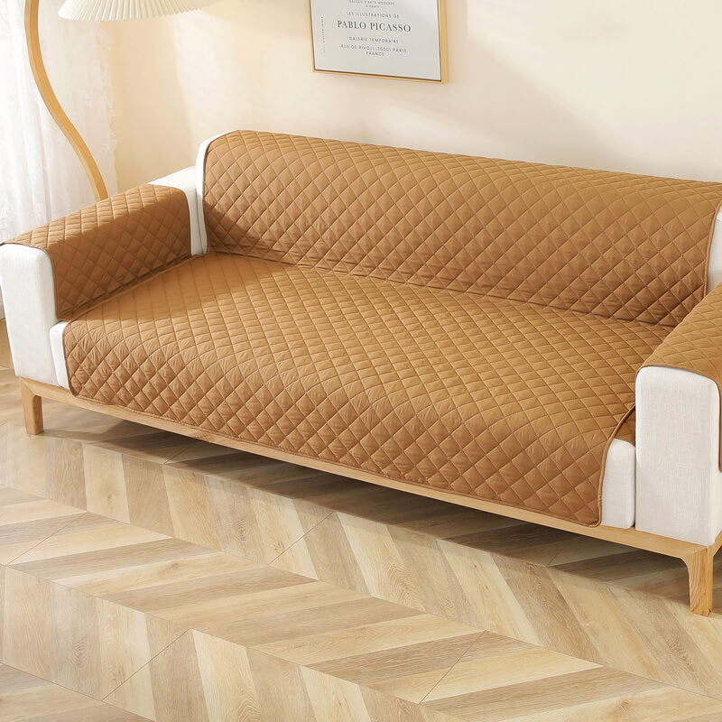 Copertura per divano a un pezzo Modern Diamond, resistente all'acqua, antiscivolo, con braccioli