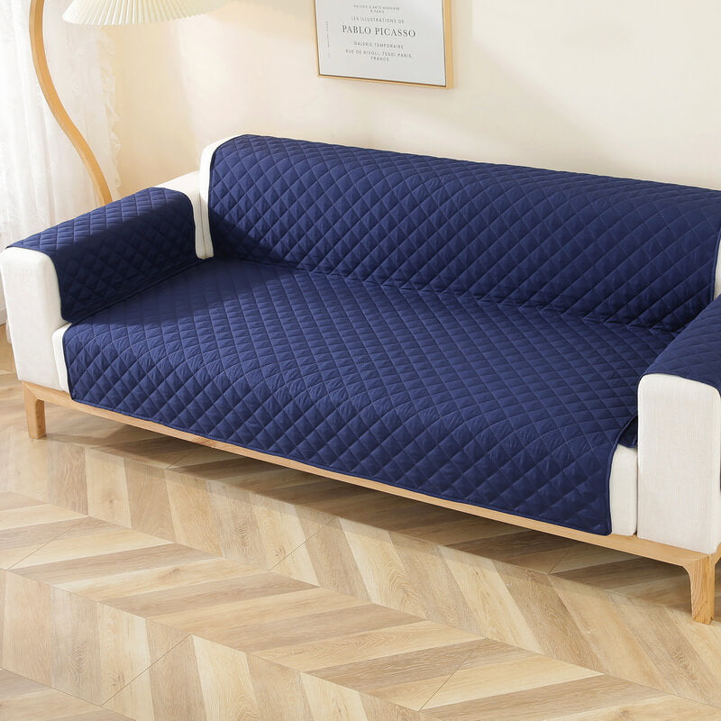 Copertura per divano a un pezzo Modern Diamond, resistente all'acqua, antiscivolo, con braccioli