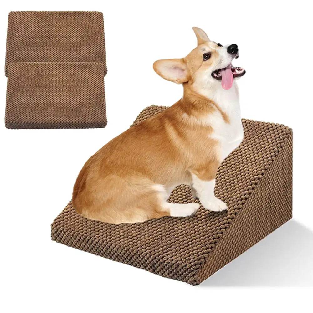 Rampe per cani in schiuma modulare con scalini per scale con velcro