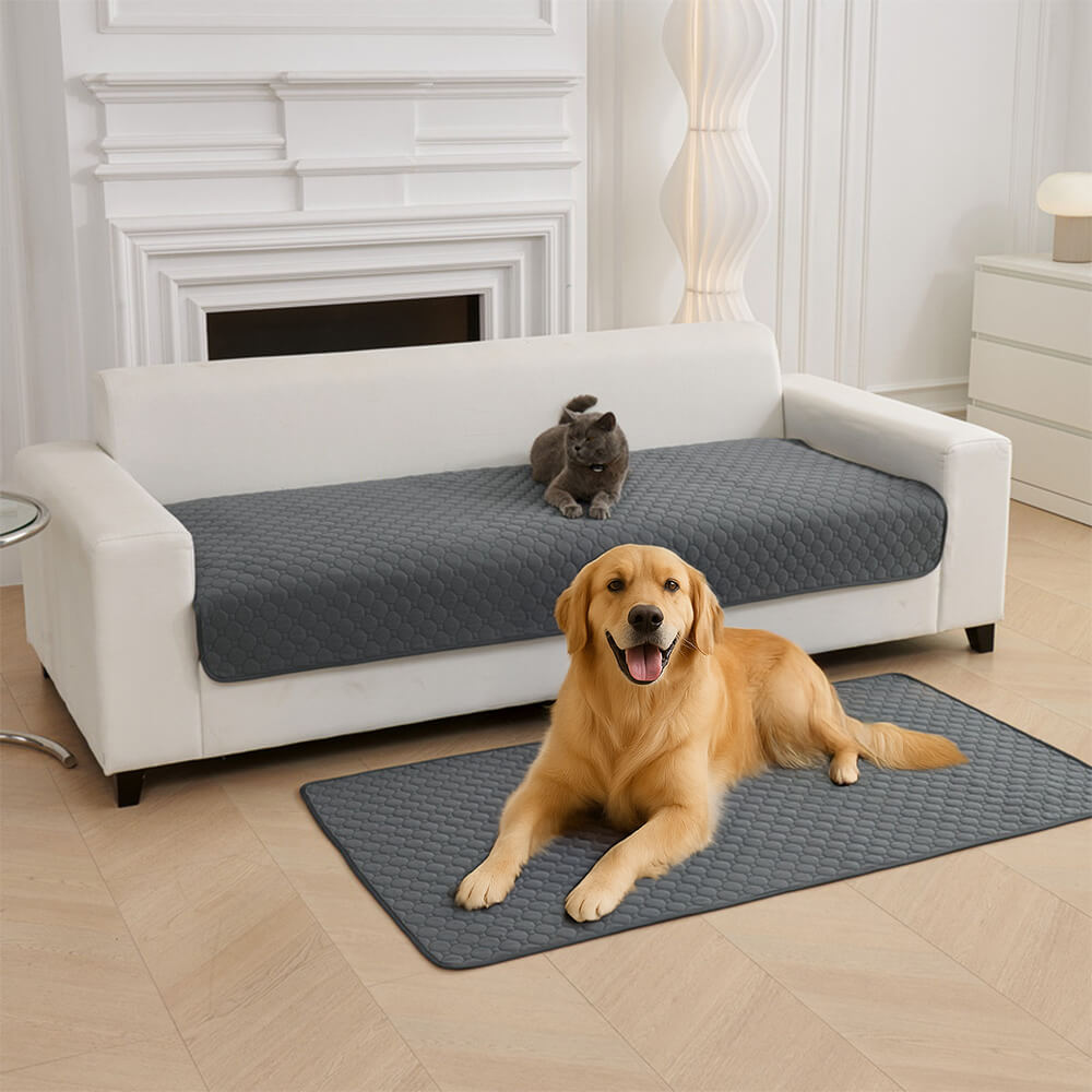 Tappetino assorbente multiuso, impermeabile e lavabile per animali domestici, adatto per divano e letto