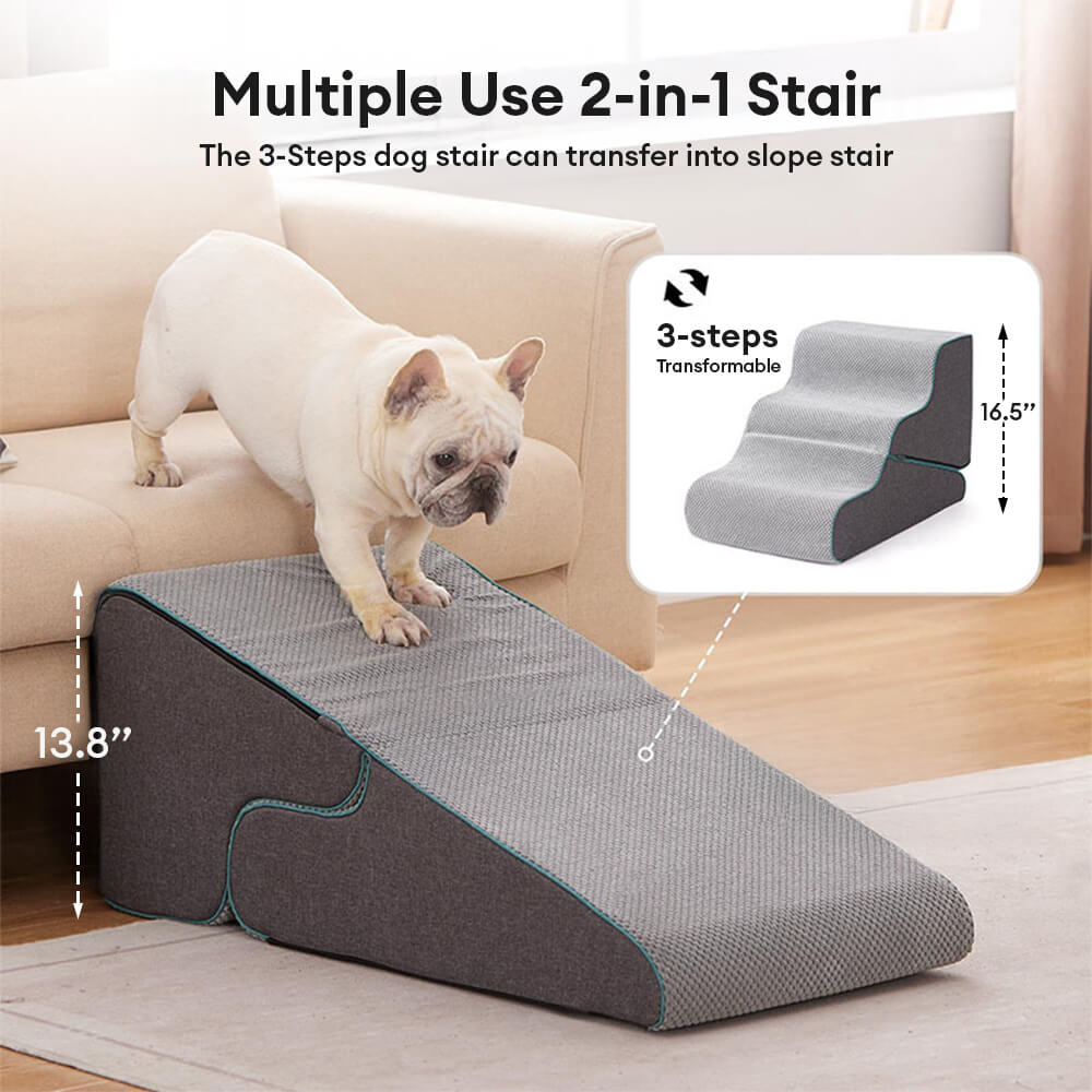 Scale per cani pieghevoli multifunzionali 2 in 1 con modalità rampa
