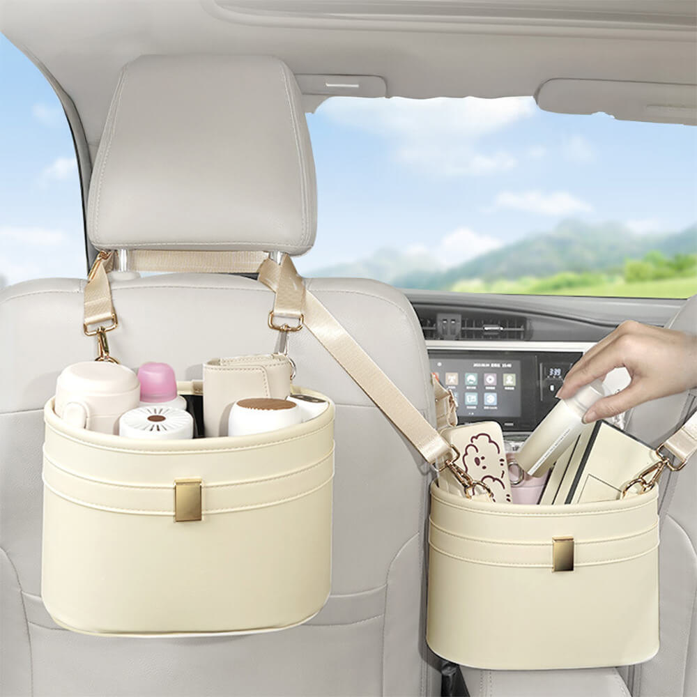 Organizer da viaggio multifunzionale per sedili posteriori dell'auto borsa di stoccaggio appesa
