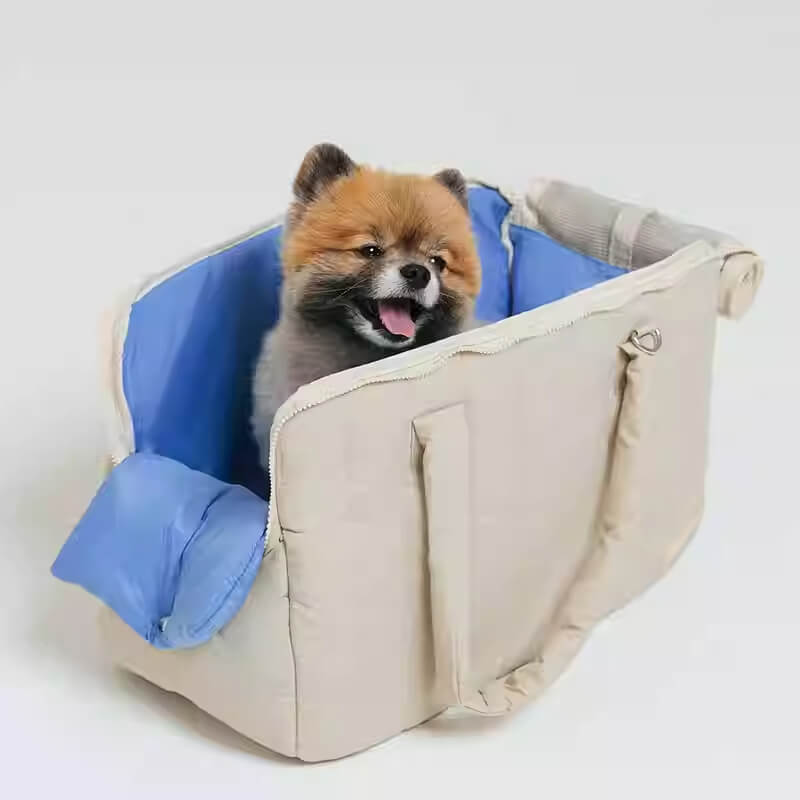 Borsa per il trasporto di cani e gatti in nylon leggero e traspirante, portatile.