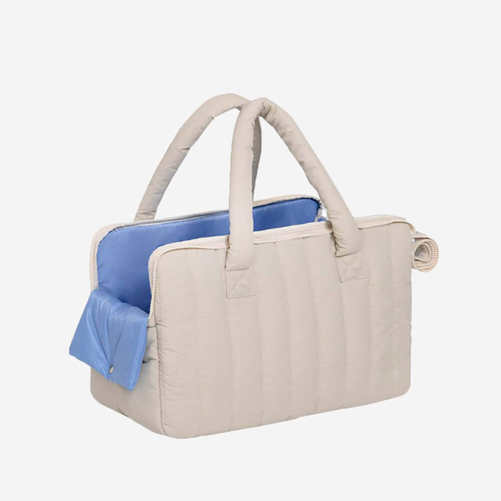 Borsa per il trasporto di cani e gatti in nylon leggero e traspirante, portatile.