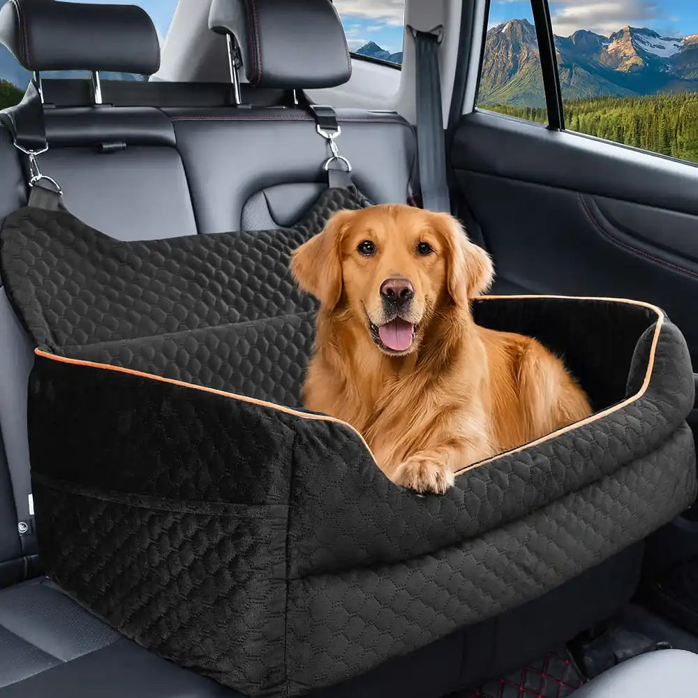 Seggiolino per cani di grossa taglia da viaggio lavabile e portatile per la sicurezza sul sedile posteriore dell'auto