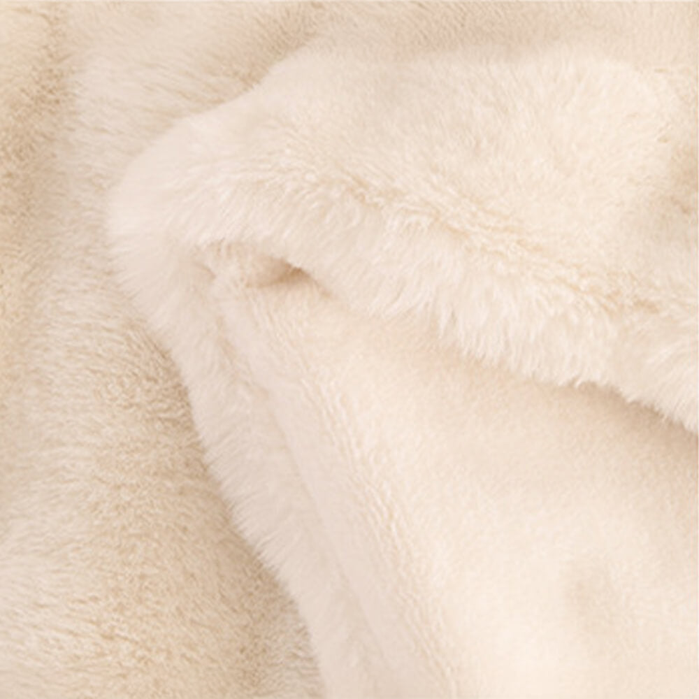 Coperta Premium Bubble a Due Strati Spessa in Pelliccia di Coniglio Sintetica