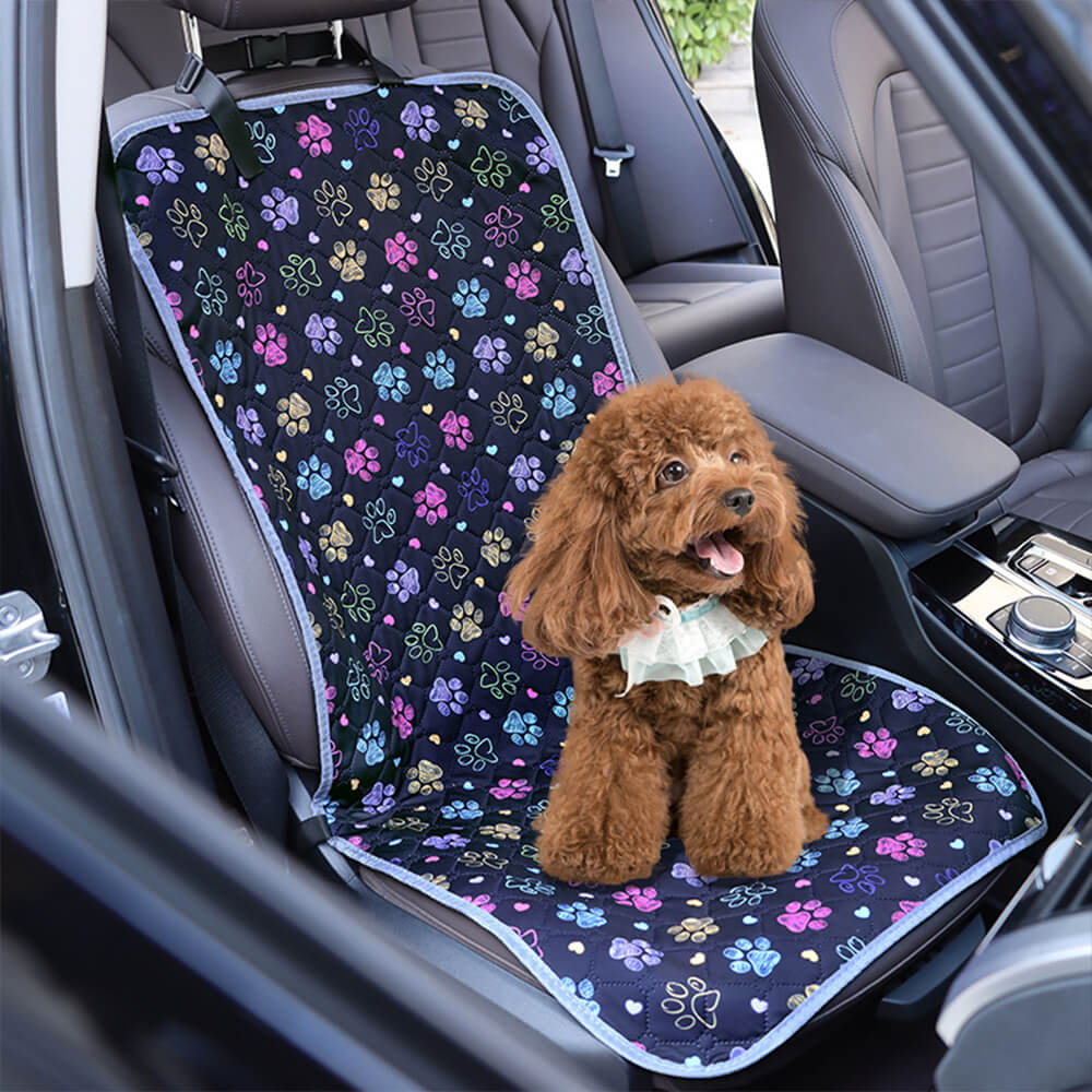 Copertura per sedile auto per cani impermeabile, regolabile e anti-scivolo con stampa