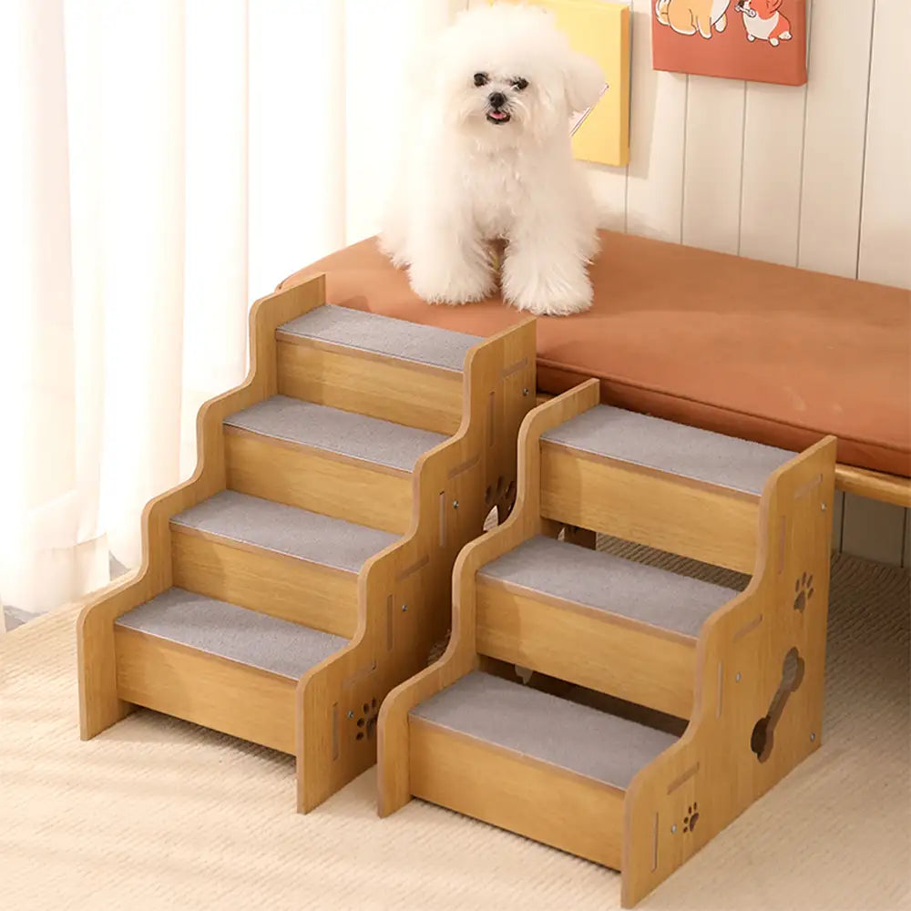 Rampa per cani in legno sicura, robusta e antiscivolo
