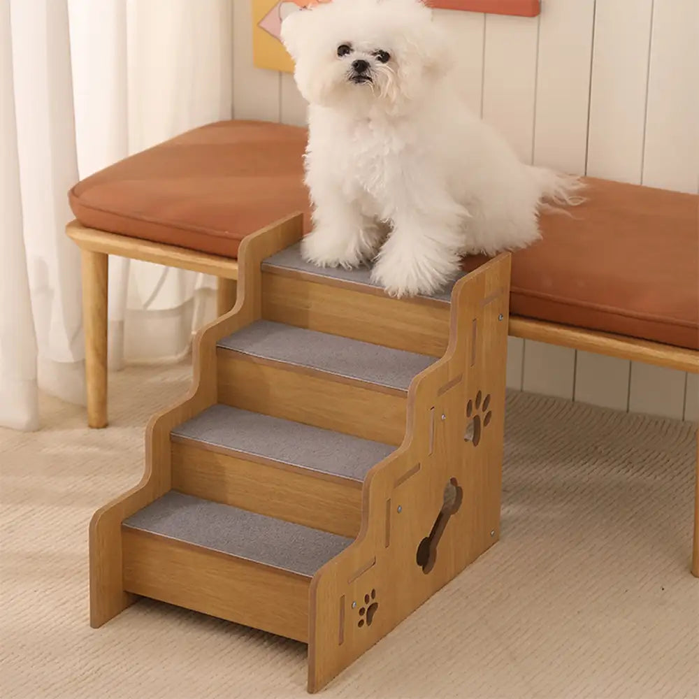 Rampa per cani in legno sicura, robusta e antiscivolo