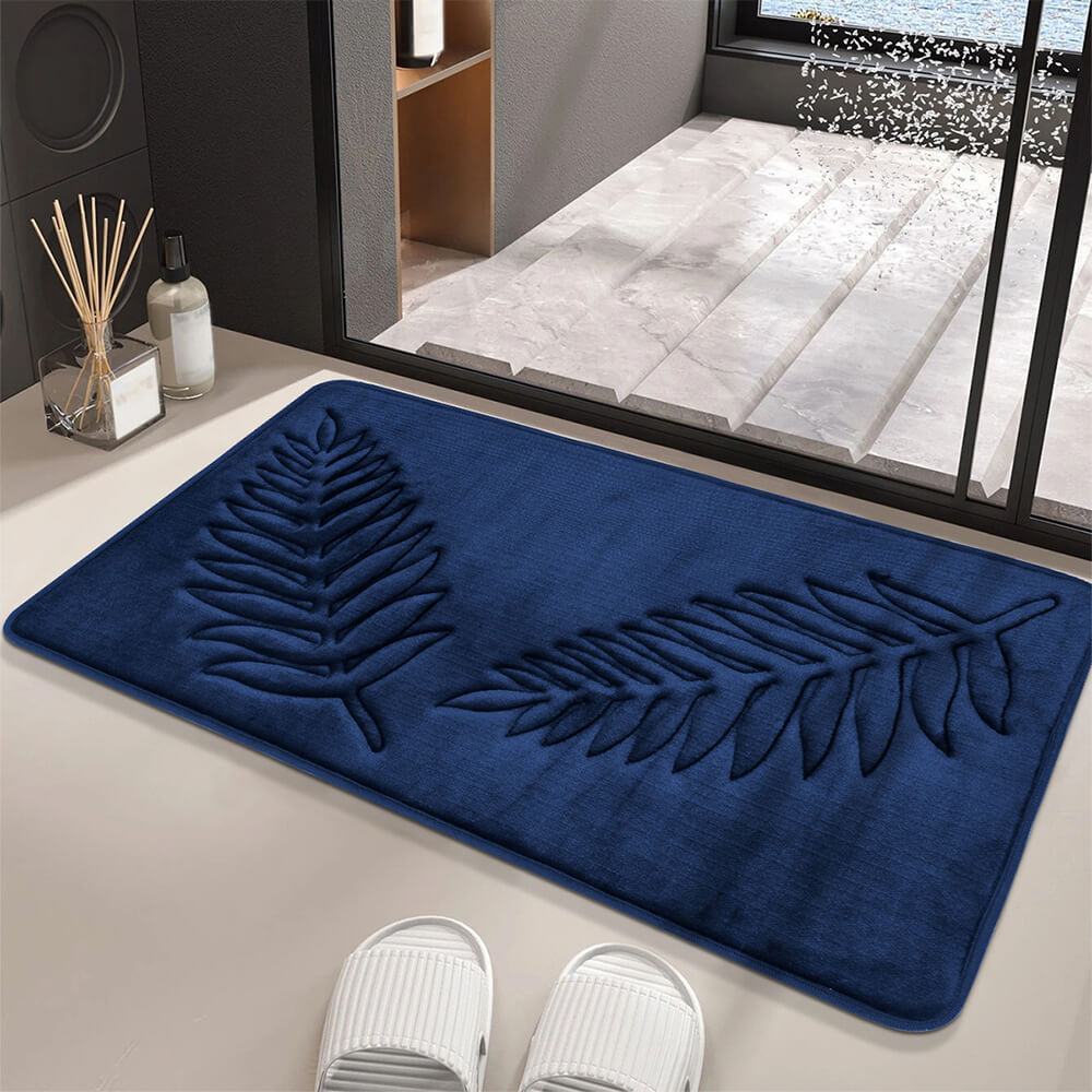 Soft Flannel Cozy Non-Slip Water-Absorbent Decorative Home Rug