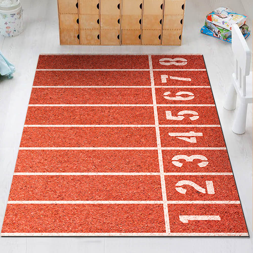 Tappeto decorativo per la casa della serie sportiva, antiscivolo e resistente ai graffi