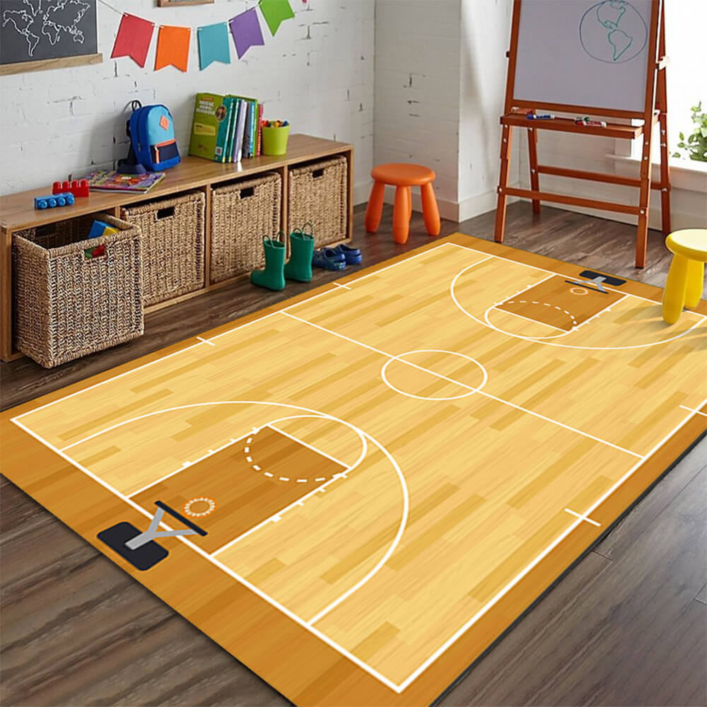 Sports Series Anti-Slip Scratch-Resistant Home Decor Rug