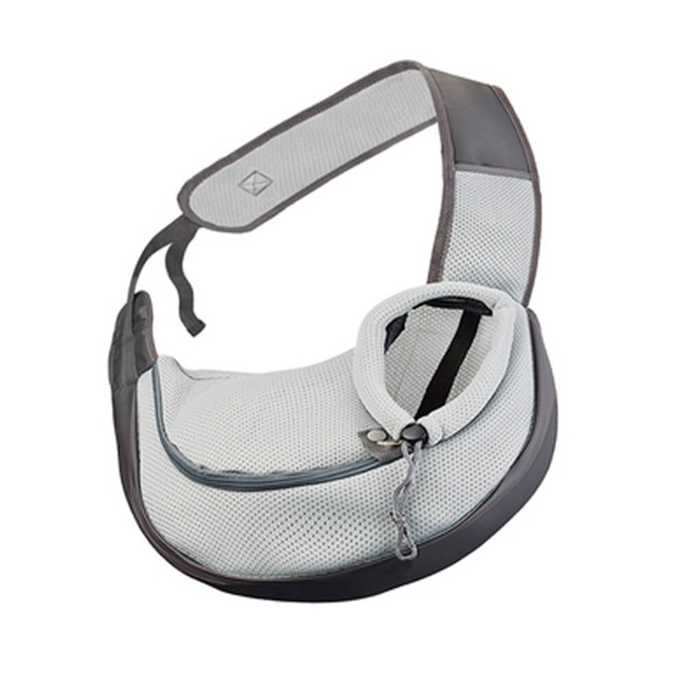 Borsa per cani e gatti portatile in PU pelle a rete elegante