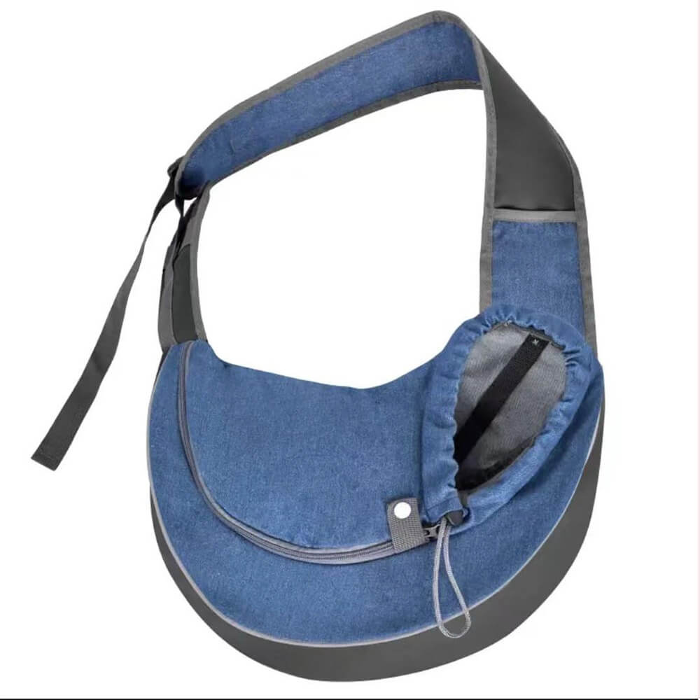 Borsa per cani e gatti portatile in PU pelle a rete elegante