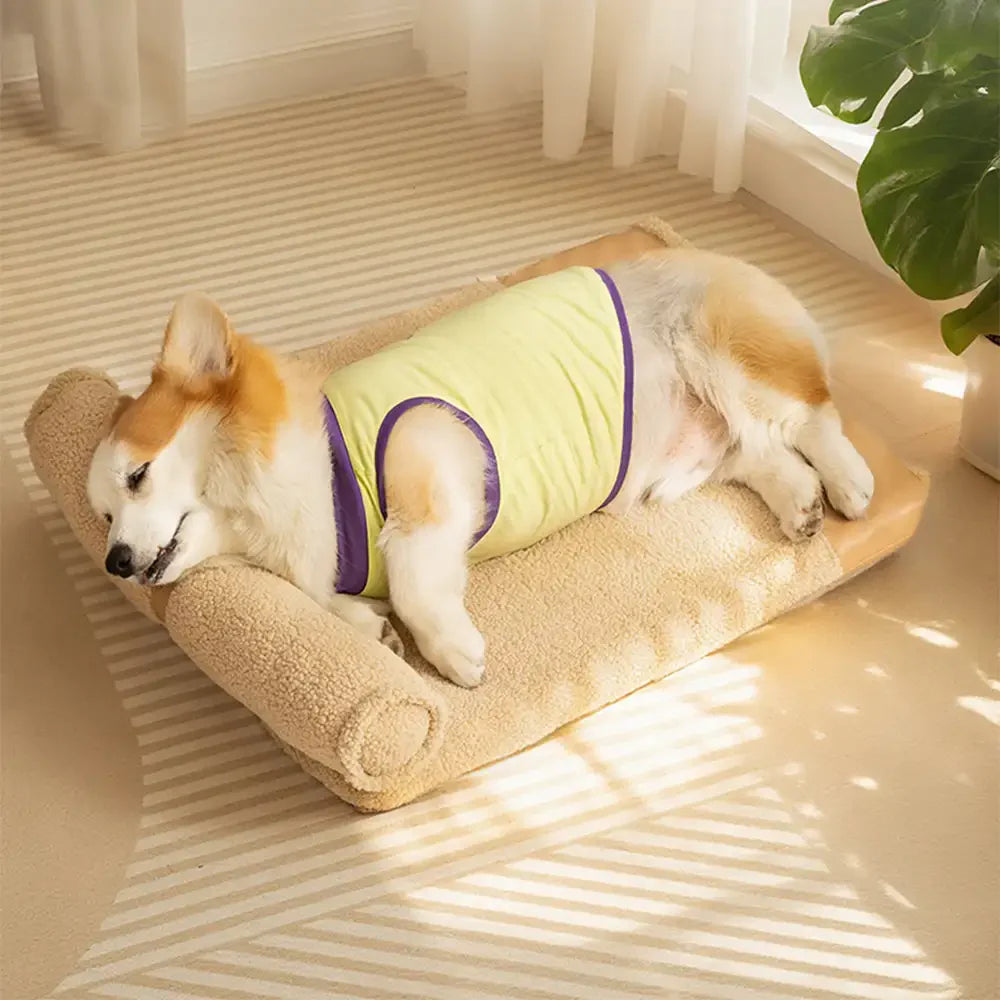 Cuscino per cani Teddy Fluffy Deep Sleep Grande Spazio - Ambra Miele
