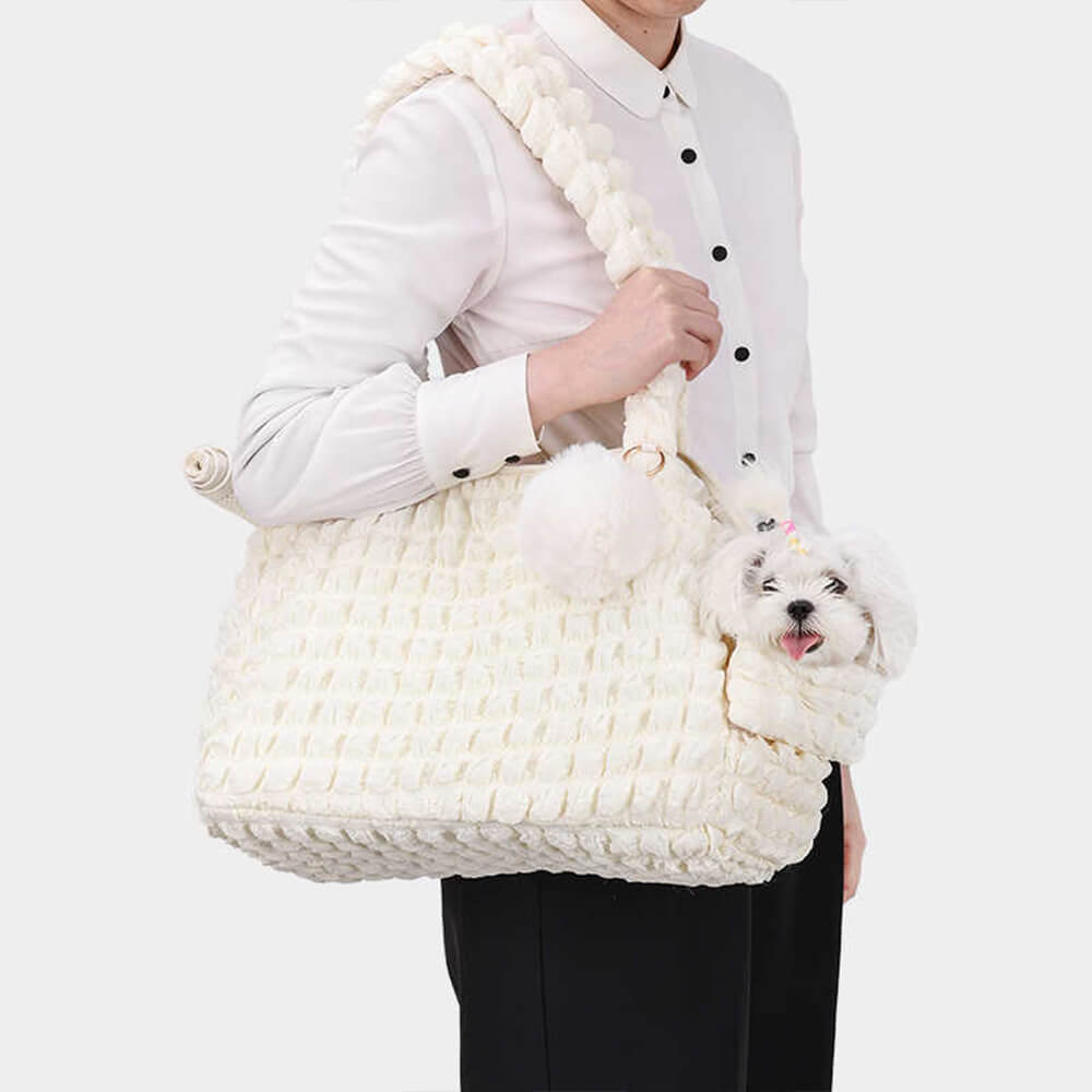 Borsa per trasportare animali domestici trendy, comoda, leggera, traspirante e rimovibile.