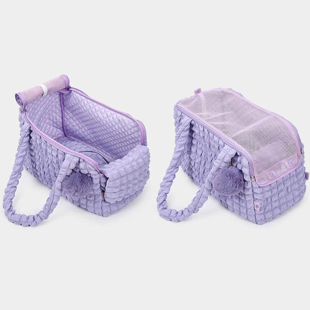 Borsa per trasportare animali domestici trendy, comoda, leggera, traspirante e rimovibile.