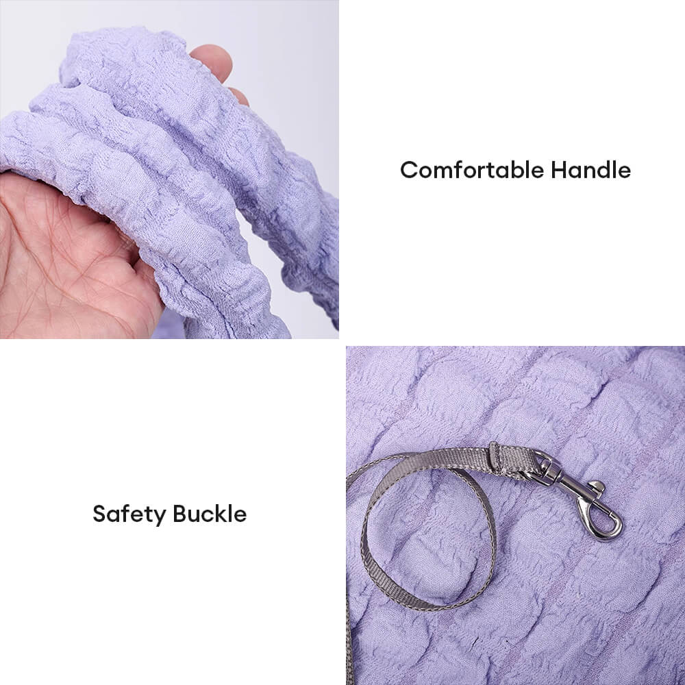 Borsa per trasportare animali domestici trendy, comoda, leggera, traspirante e rimovibile.