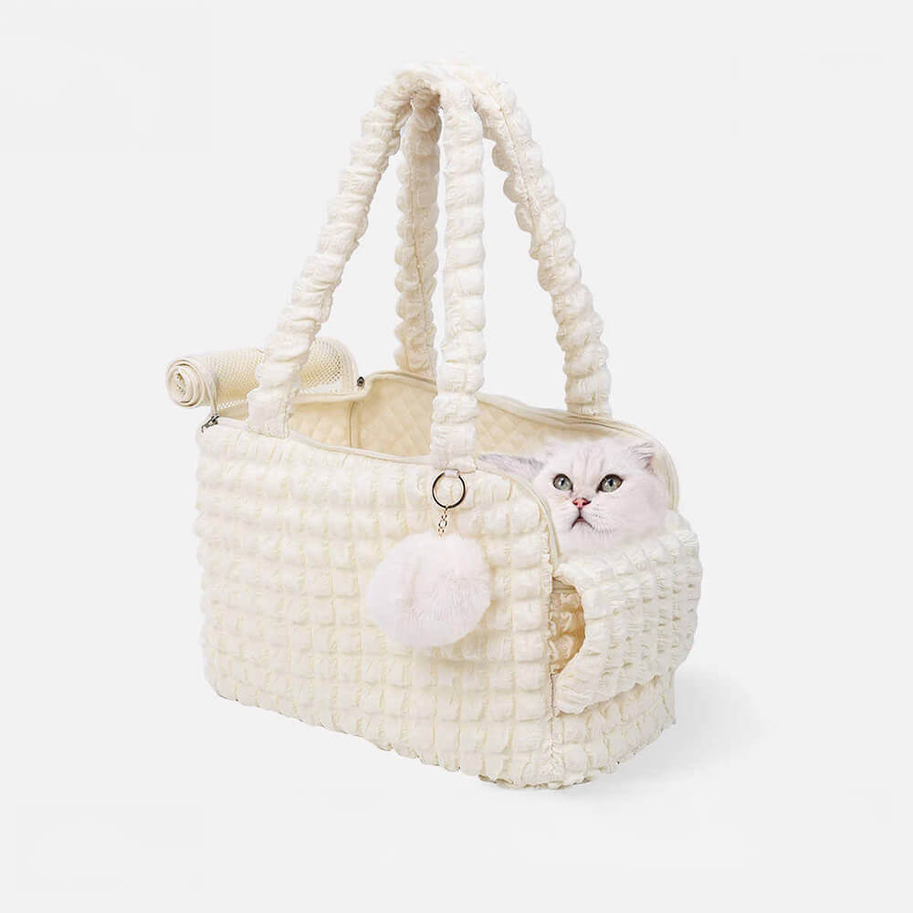 Borsa per trasportare animali domestici trendy, comoda, leggera, traspirante e rimovibile.