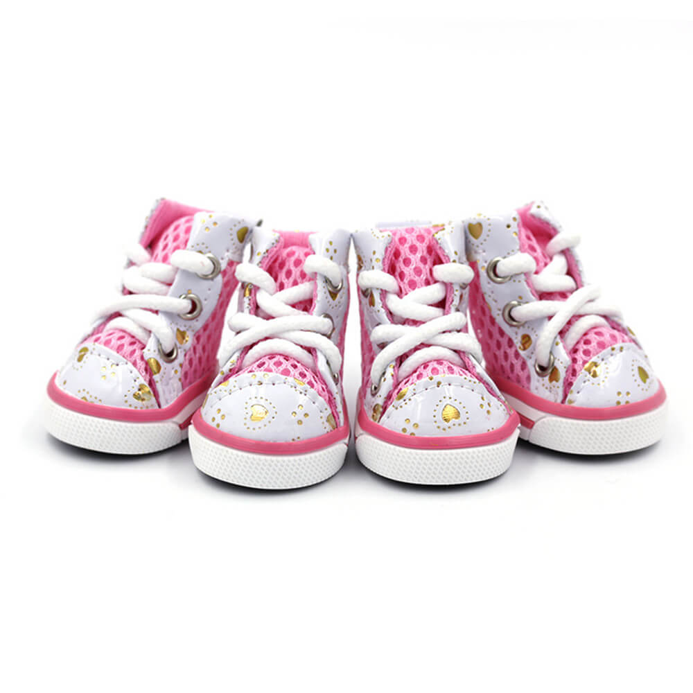Scarpe sportive trendy alta con rete traspirante e antiscivolo per cani