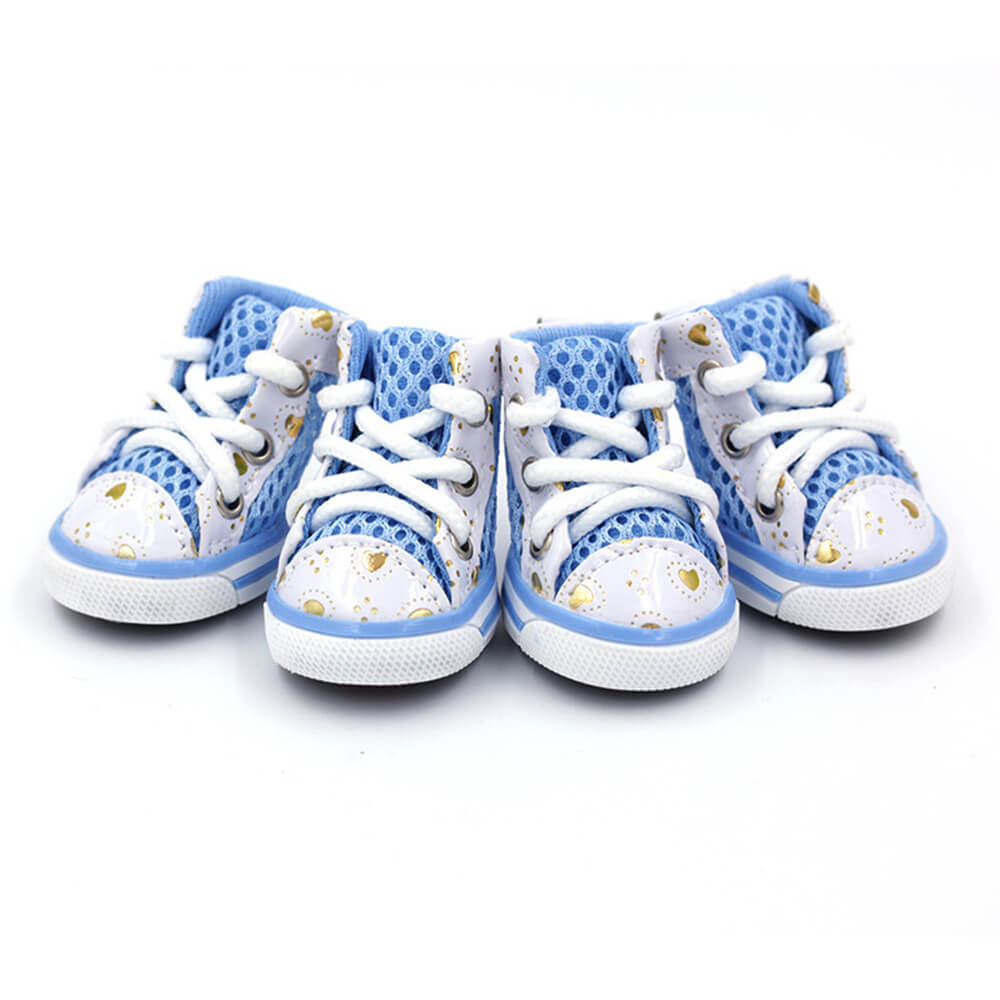 Scarpe sportive trendy alta con rete traspirante e antiscivolo per cani